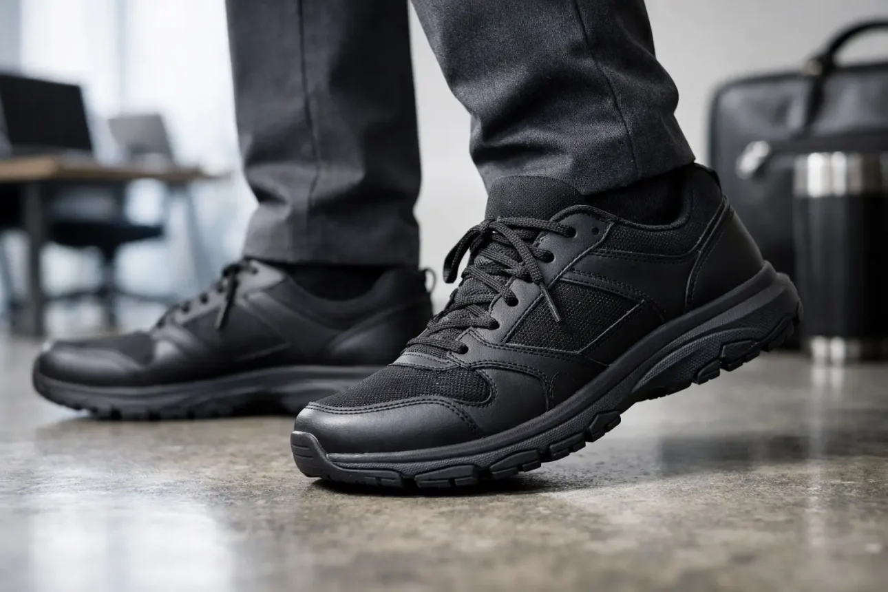 12 Best Black Work Sneakers That Hold Up