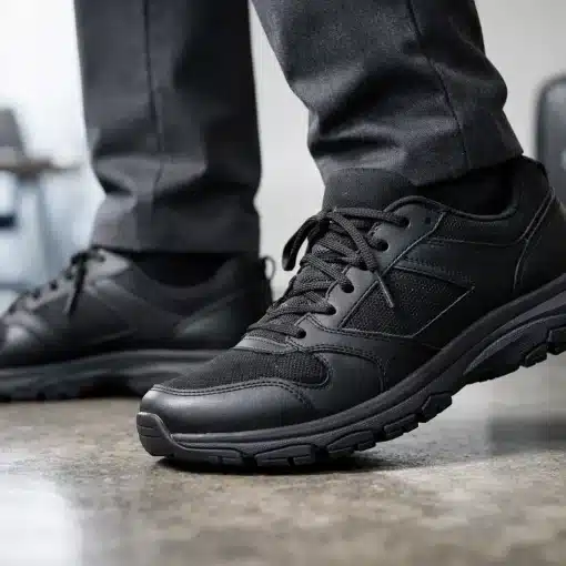 12 best black work sneakers that hold up