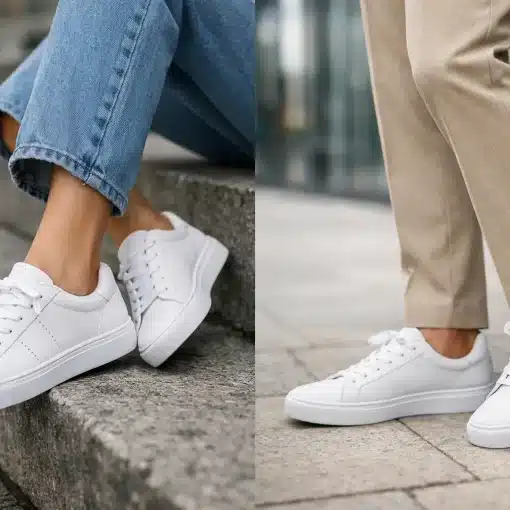 How to style white sneakers without trying hard