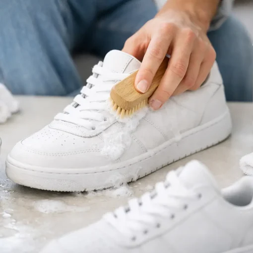 How to clean white sneakers without ruining them